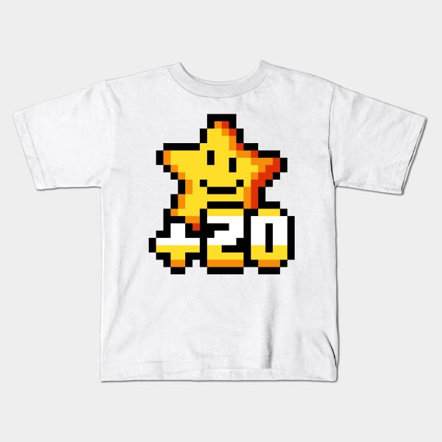 +20 Stars Sprite Kids T-Shirt by SpriteGuy95